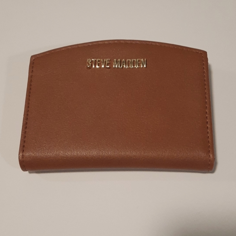 STEVE MADDEN Brown Fold Wallet